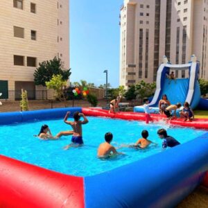 מתנפח מים בריכה ענקית | השכרת מתנפח מים